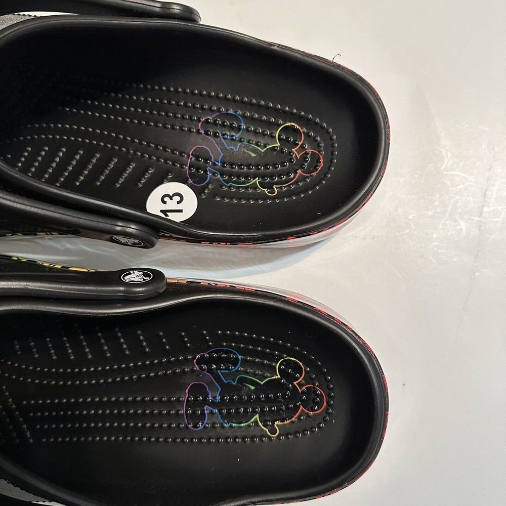 Crocs x Disney Rainbow Pride Celebration Mickey Mouse Clog 207755-0C4 Size 13 - Picture 8 of 9